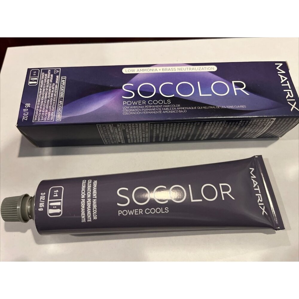 Matrix SoColor Power Cools Hair Color (3 oz) - 6VA 6.21 Lt Brown Violet Ash